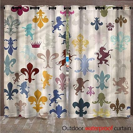 Amazon Com Bddls Outdoor Curtains Panel Privacy Water Proof