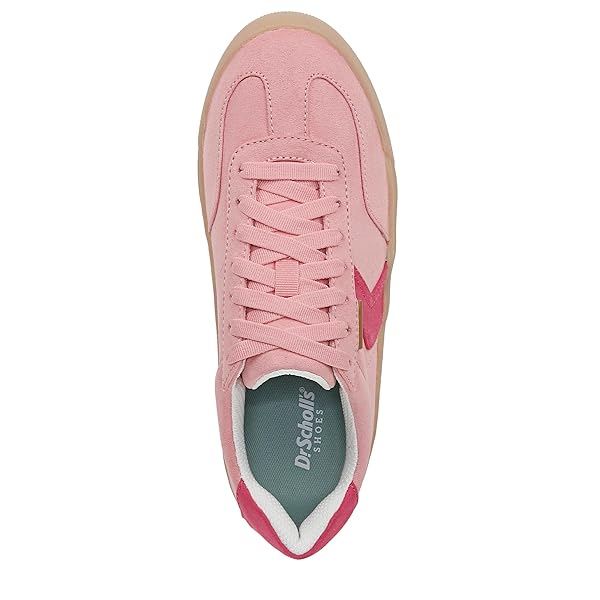 DR. SCHOLL’S WOMEN’S TIME OFF WIN SNEAKER PINK LEMONADE FABRIC 5 M