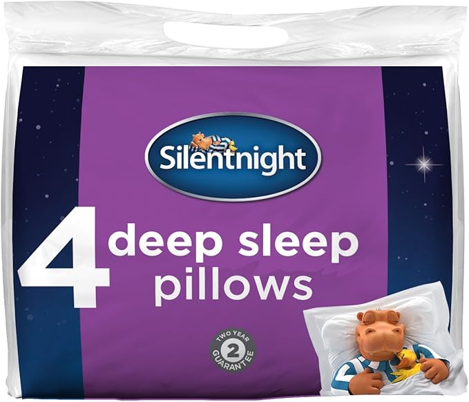 Silentnight Deep Sleep Pillow, White, Pack of 4 Amazon.co.uk Kitchen