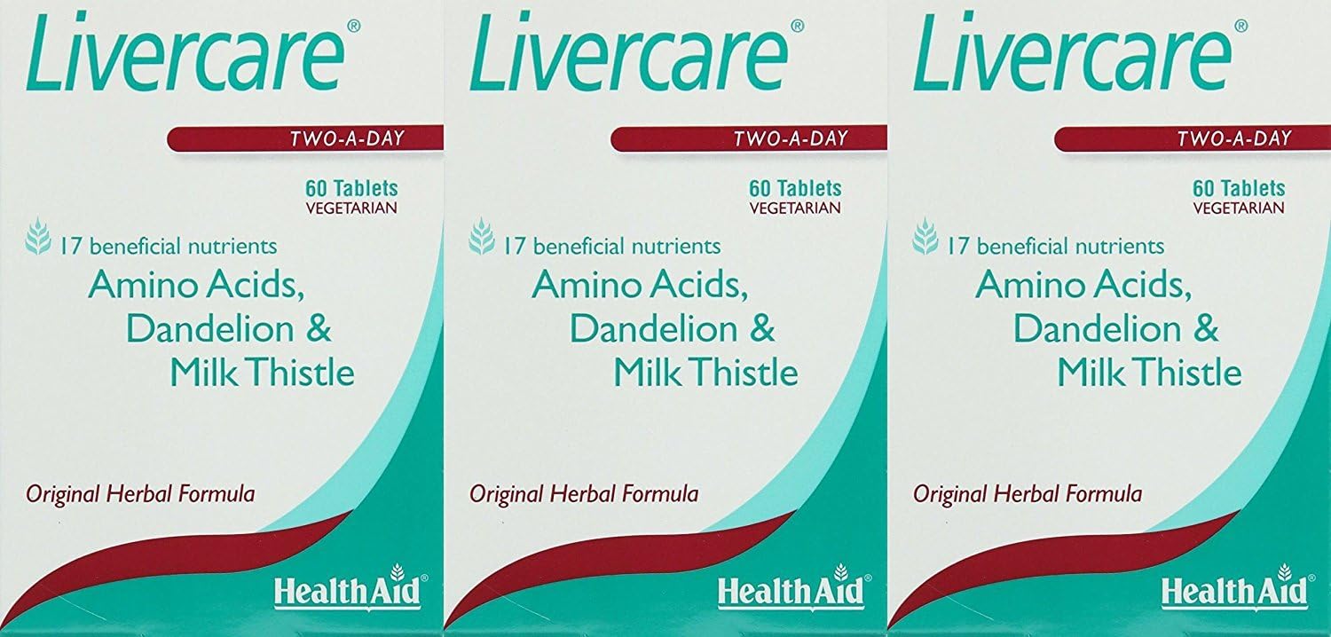 (3 PACK) - Healthaid Livercare Tablets | 60s | 3 PACK - SUPER SAVER - SAVE MONEY
