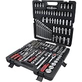 1/4" + 3/8" + 1/2" CHROMEplus Socket set, 216 pcs