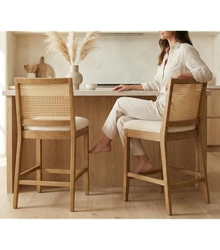 Amazon.com: EMMA + OLIVER Soie Bistro Counter Stool - Stacking