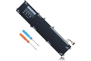 VNYUNQWE 97Wh 6GTPY Battery Repalcement for Dell XPS 15 9550 Battery, for XPS 15 9560 9570 7590, Precision 5530 5510 5520 5540 M5510 M5520 Workstation, Vostro 7500 7590, 4GVGH 1P6KD 5XJ28 GPM03 P56F