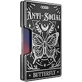 Freja Svendsen Engraved Aluminum Wallet for Men - Slim Money Clip & Card Holder with Engraved Finish. Enhanced RFID Blocking, Compact, Unique & Minimalist Wallets