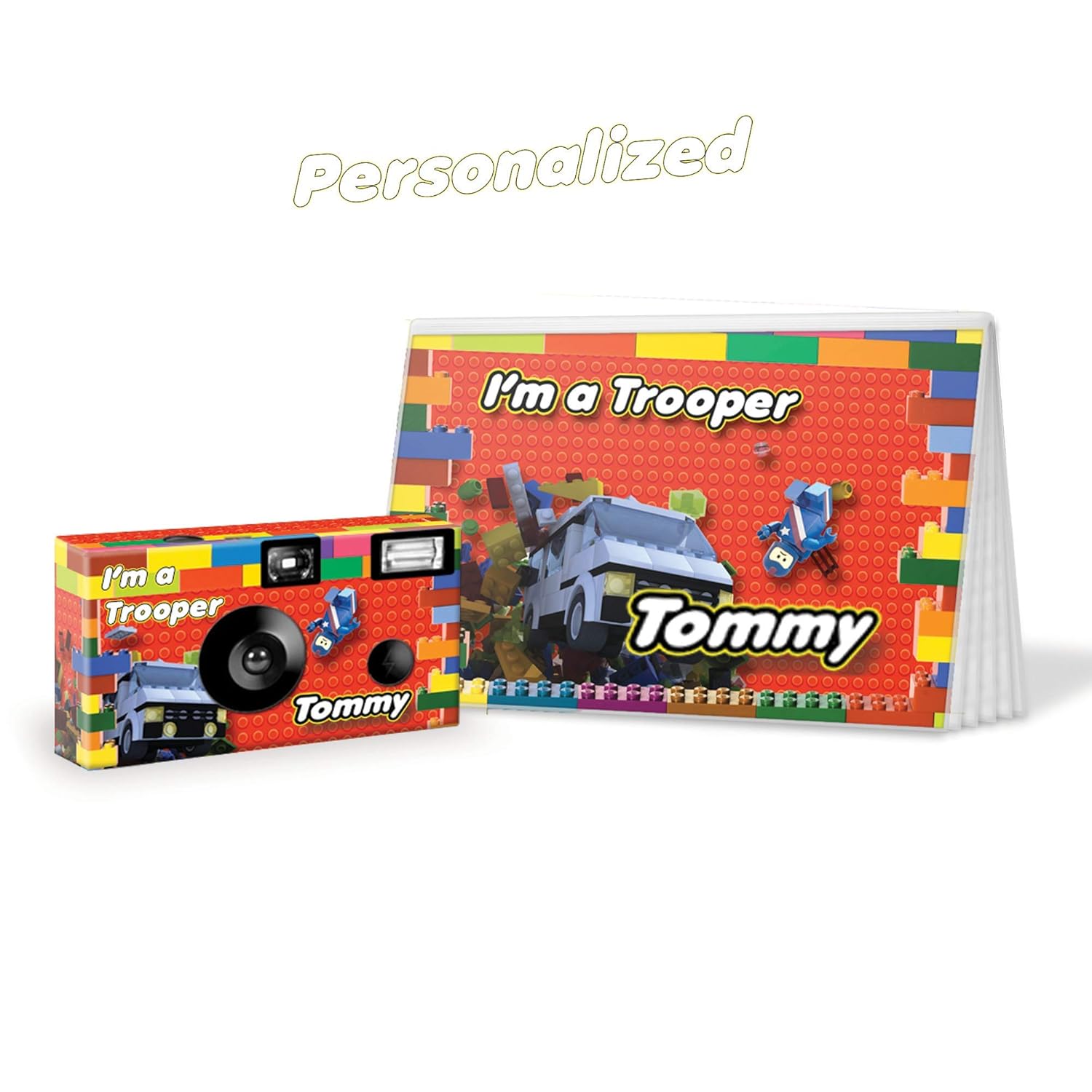 私はa カメラとフォトアルバムセット Legoブロック Trooper Pk108 B078njwyq9 レンズ付きフィルム 最旬トレンドパンツ