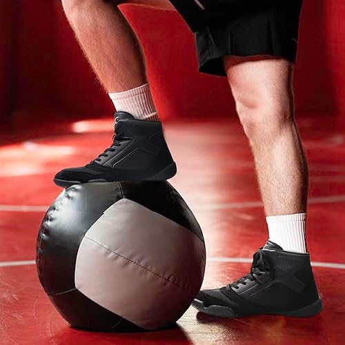 ZVC Wrestling Shoes Men Boxing Shoes for Fighting Shoes