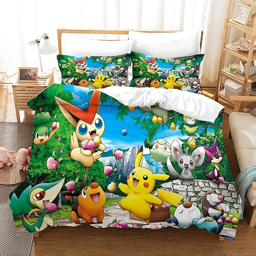 pokemon bed sheets queen