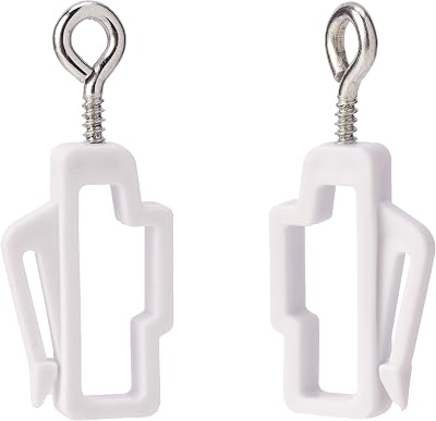Merriway BH03997 Curtain Track Rail Stop End Pack of 2