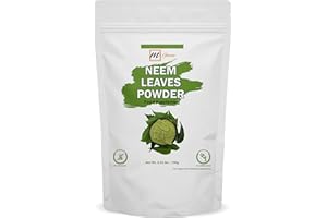 mGanna 100% Natural Neem Leaf/Azadirachta Indica Powder Ayurvedic Herb for Skin, Hair Care and Cosmetic Formulations 100 GMS / 0.22 LBS