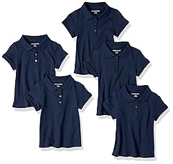 Amazon Essentials Girls' Short Sleeve Uniform