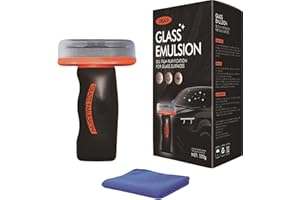2026 Upgraded Glass Guard, Windshield Cleaner, 3.5oz / 100g Glass Emulsion Cleaner, Improvess Visibility & All Models (1)