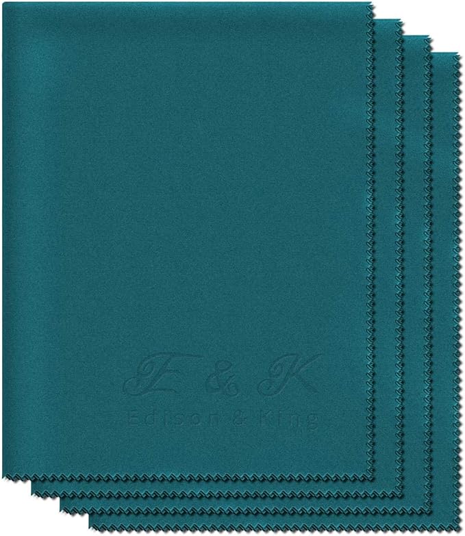 Extra Large Microfibre Cleaning Cloth Pack of 4 Soft Glasses