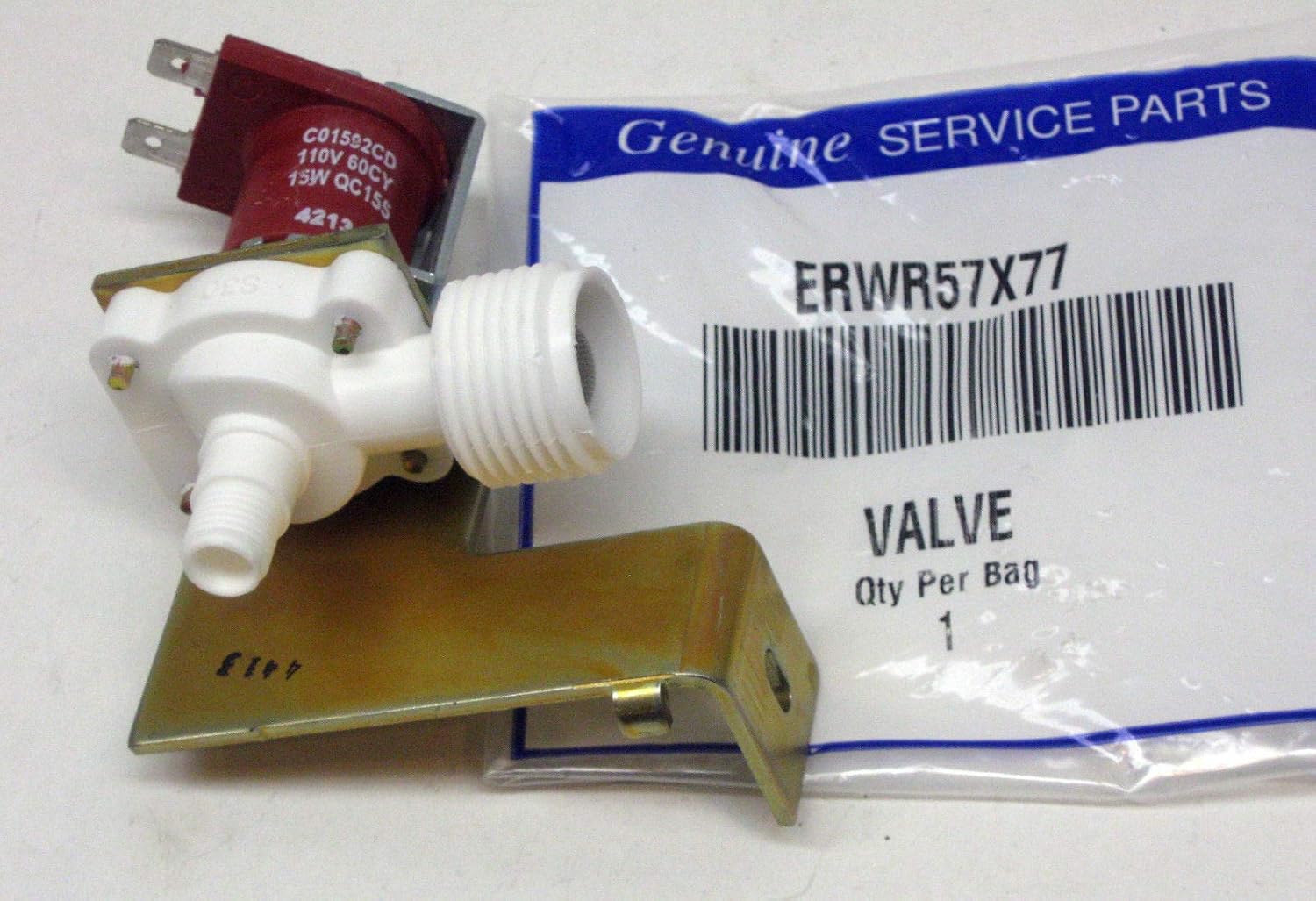 WR57X77 for GE Refrigerator Icemaker Water Solenoid Valve AP4318572 PS1766223