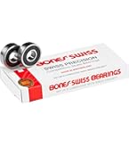 Amazon.com : Bones Super Swiss 6 Bearings 8mm 16 Pack : Skateboard