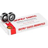 Bones Swiss Skateboard Bearings 8 Pack
