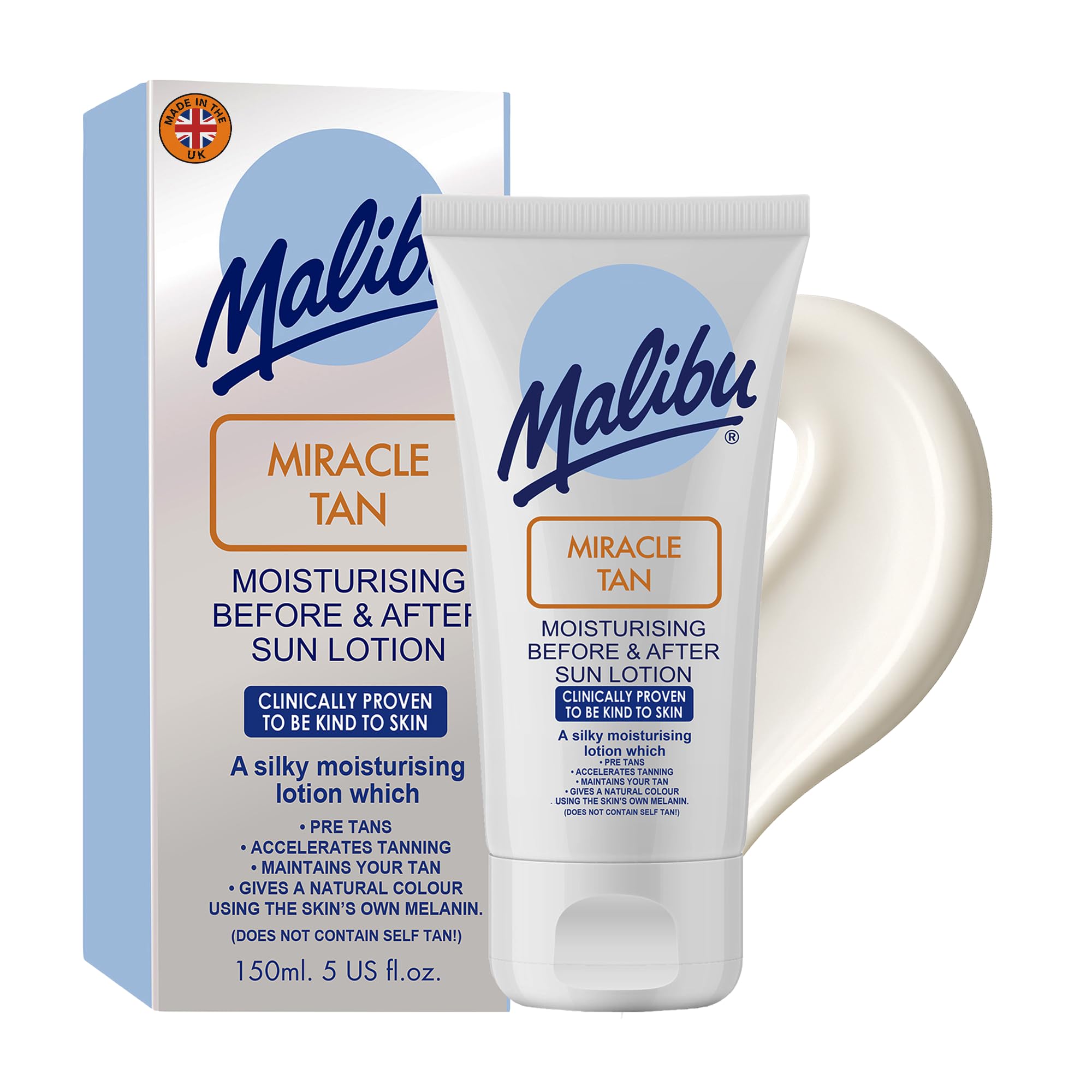 Malibu Sun Miracle Tan, Before and After Sun Lotion, Moisturising, 150ml
