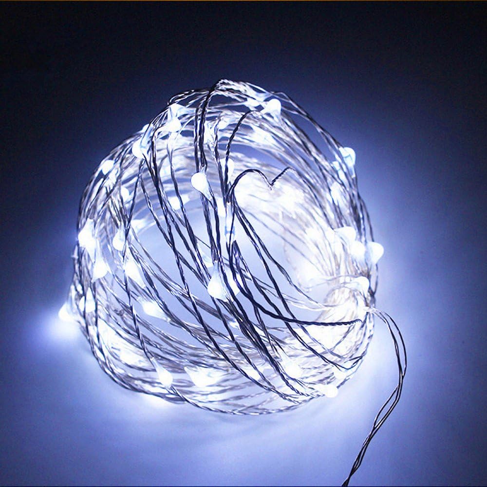 GARMAR Fairy Lights,20 LED Micro Indoor Battery Operated Fairy String Lights on Copper Wire,Twinkle lights (White)