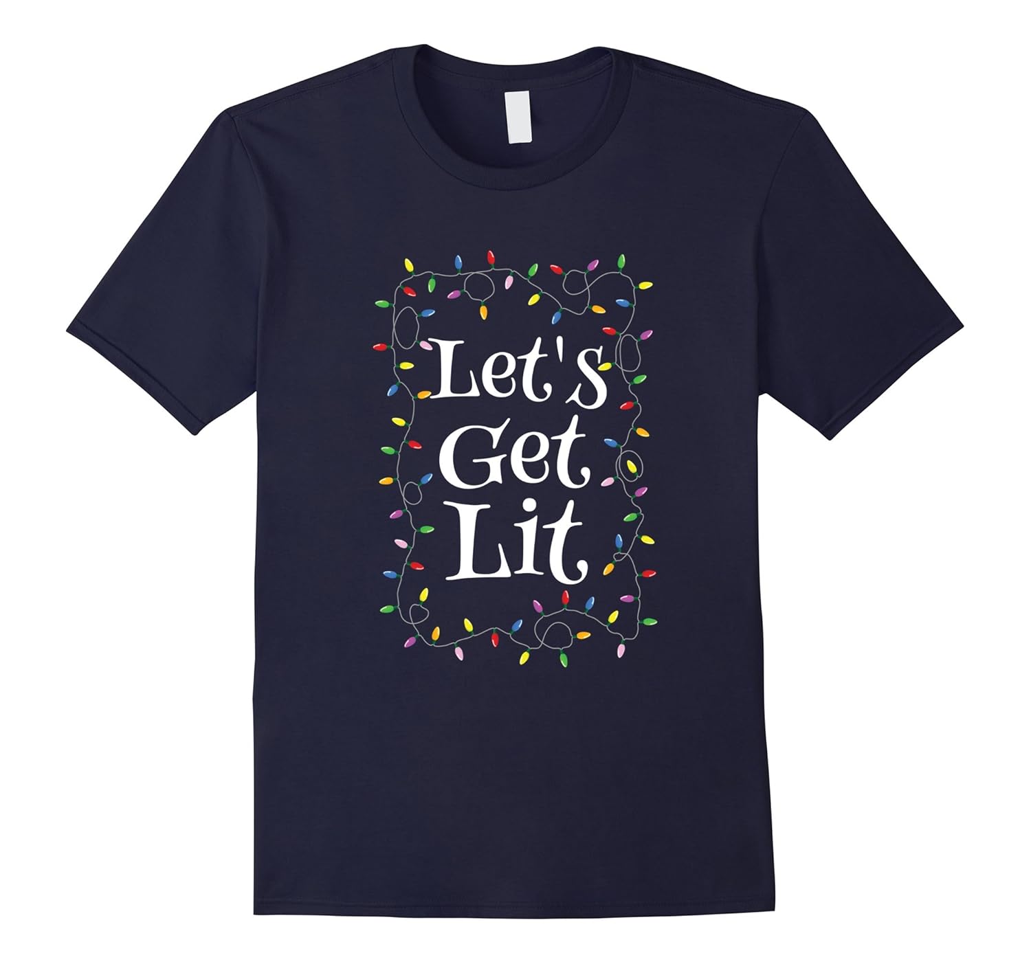 Lets Get Lit Shirt | Funny Christmas Drinking Shirt-ANZ