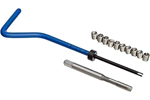 E-Z Lok EK20520 Helical Threaded Insert Kit, 304 Stainless Steel, #8-32 Thread Size, 0.328" Installed Length (Pack of 10)