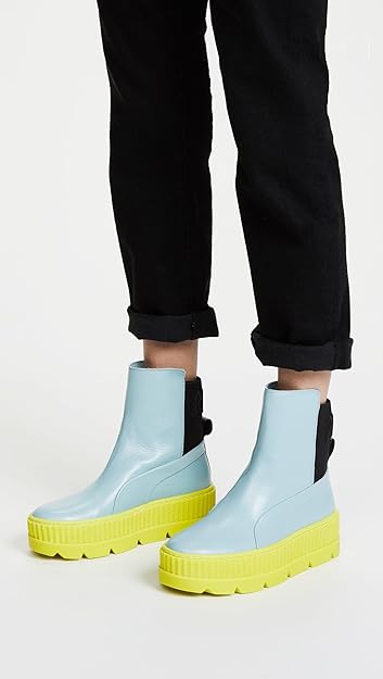 Puma Women S Fenty X Chelsea Sneaker Boots Amazon Co Uk Shoes Bags
