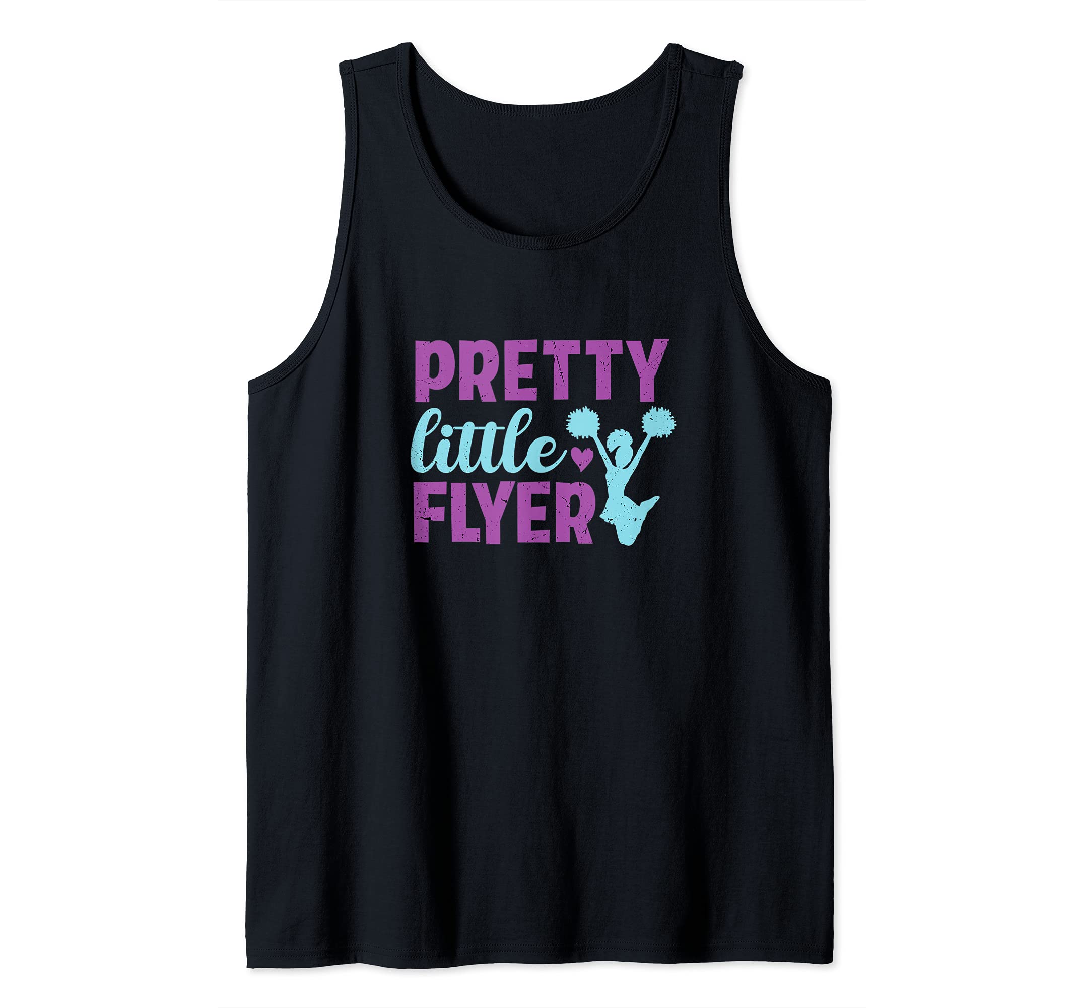 Cheerleader Little Flyer Team Cheerleading Cheering Squad Tank Top