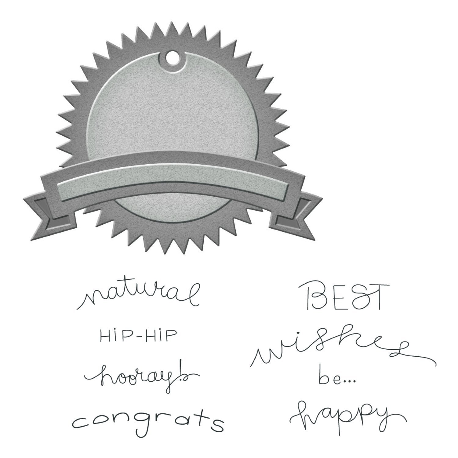 Spellbinders Spellbinders Stamp and Die Set-Happy Times,