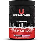 Unmatched Outlier Everyday Pre Workout Powder for Men & Women | Paraxanthine, Beta Alanine, NO3-T Nitrates | Natural Flavors & Sweeteners | 20 Servings (Pink Lemonade)