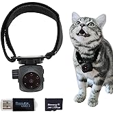 Pet Collar Camera & Cat Collar Camera with 64gb Sd Card,Spy Camera Hidden Camera ,Dog Tracker Collar,Motion Detection Records