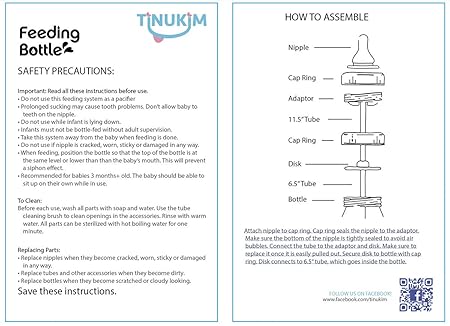 tinukim hands free baby bottle