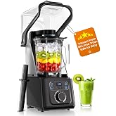 Professional Commercial Vacuum Blender, Freshness Locked In by Vacuum Technology, 2026 Upgraded 45000RPM, 3000W/4HP Max Power, 72oz Eastman Tritan Cup, Milkshake, Smoothie, Nut Milk, Hot Soup