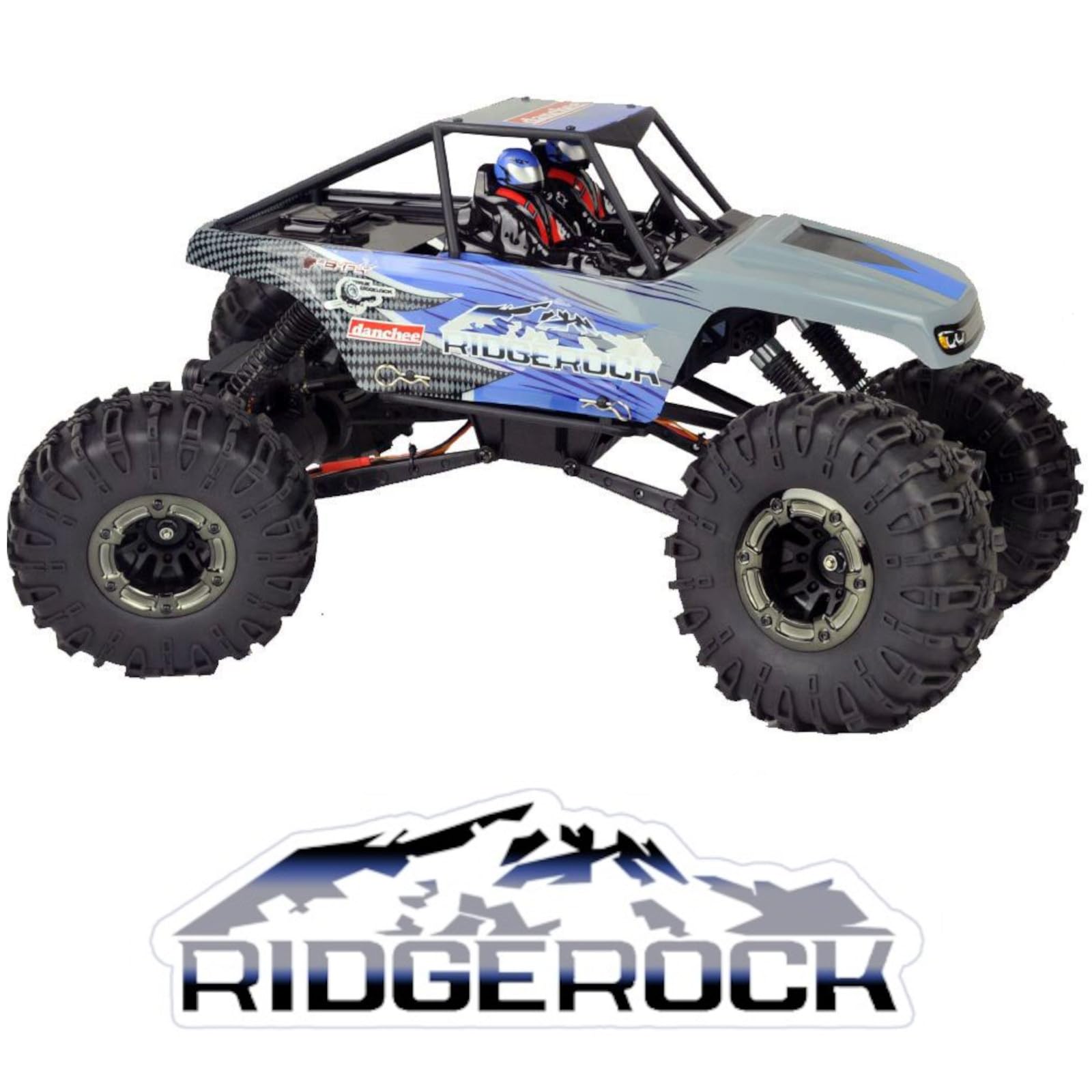 洋楽 E-ROCC Ridin By Redcat Racing Danchee Ridgerock 1/10 Scale 4WD Electric RC 440mm