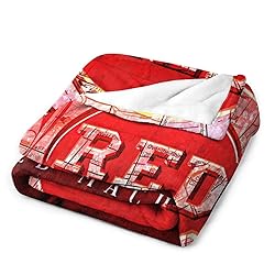 LJHFDM Cincinnati City Baseball Throw Blanket
