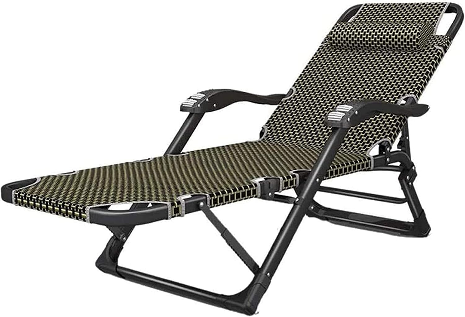 SACKDERTY Lightweight Outdoor Recliner Folding Lounge Chair， Couch