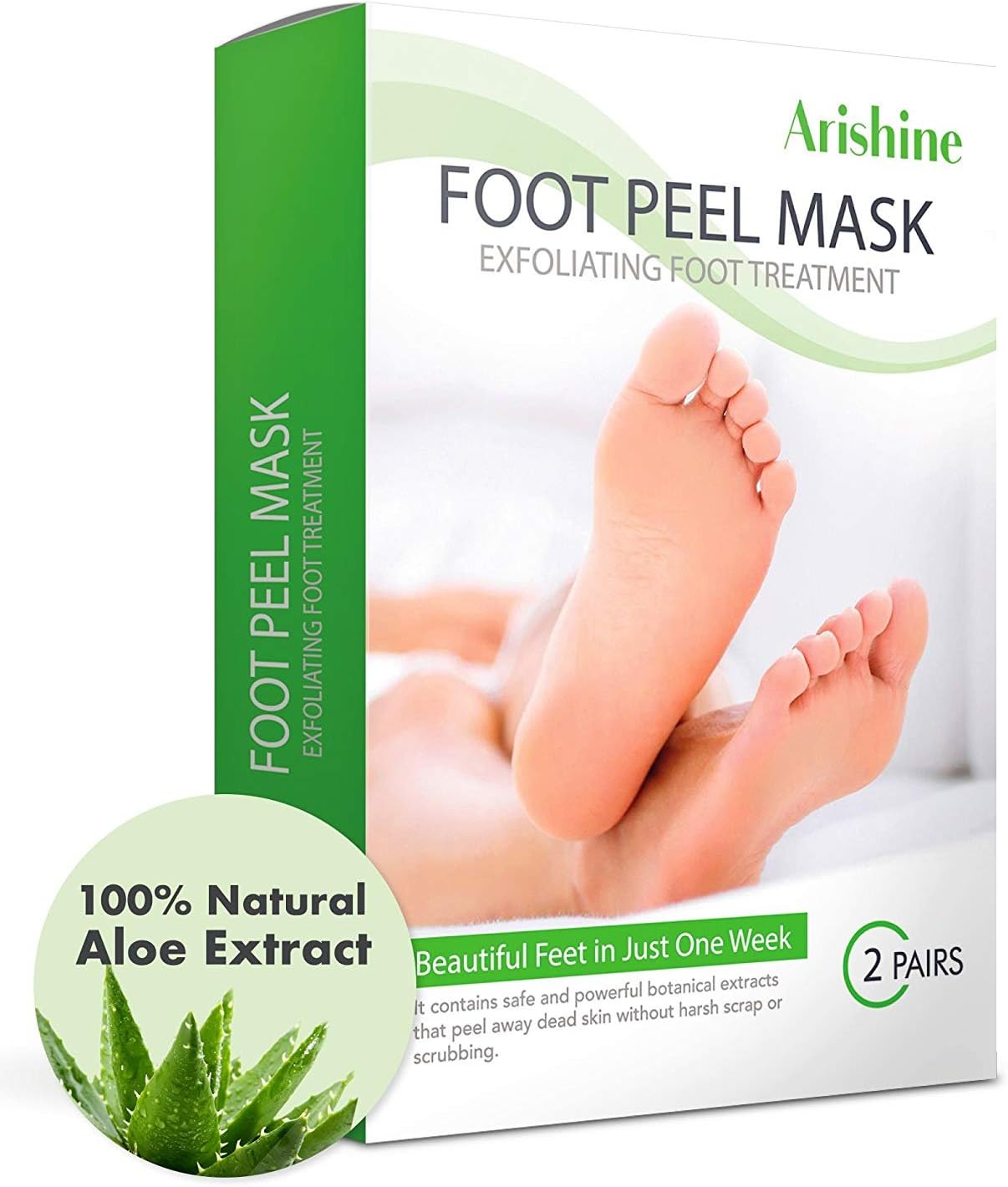 Foot Peel Mask, Exfoliating Foot Mask, Peels Away Calluses and Dead