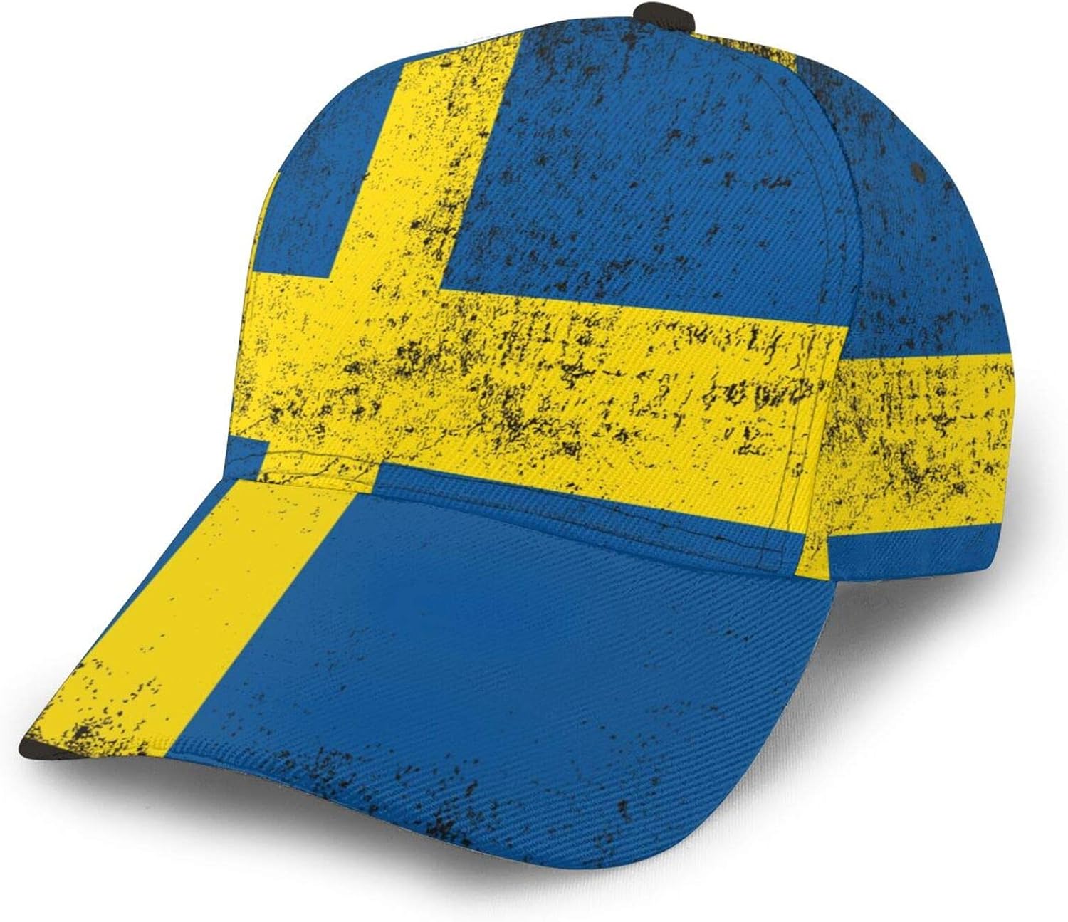 BHSBC.L Grunge Flag of Sweden Adjustable Baseball Cap Cool Print Snapback Hat for Men Women