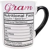 Cottage Creek Ceramic Coffee Mug 16 oz - Birthday Gifts for Women, Home Decor, Gram Coffee Cup, Kitchen Essentials, Gifts for Women, Mom Gifts, Grandma Cup, Cute House Decor and Practical Gift