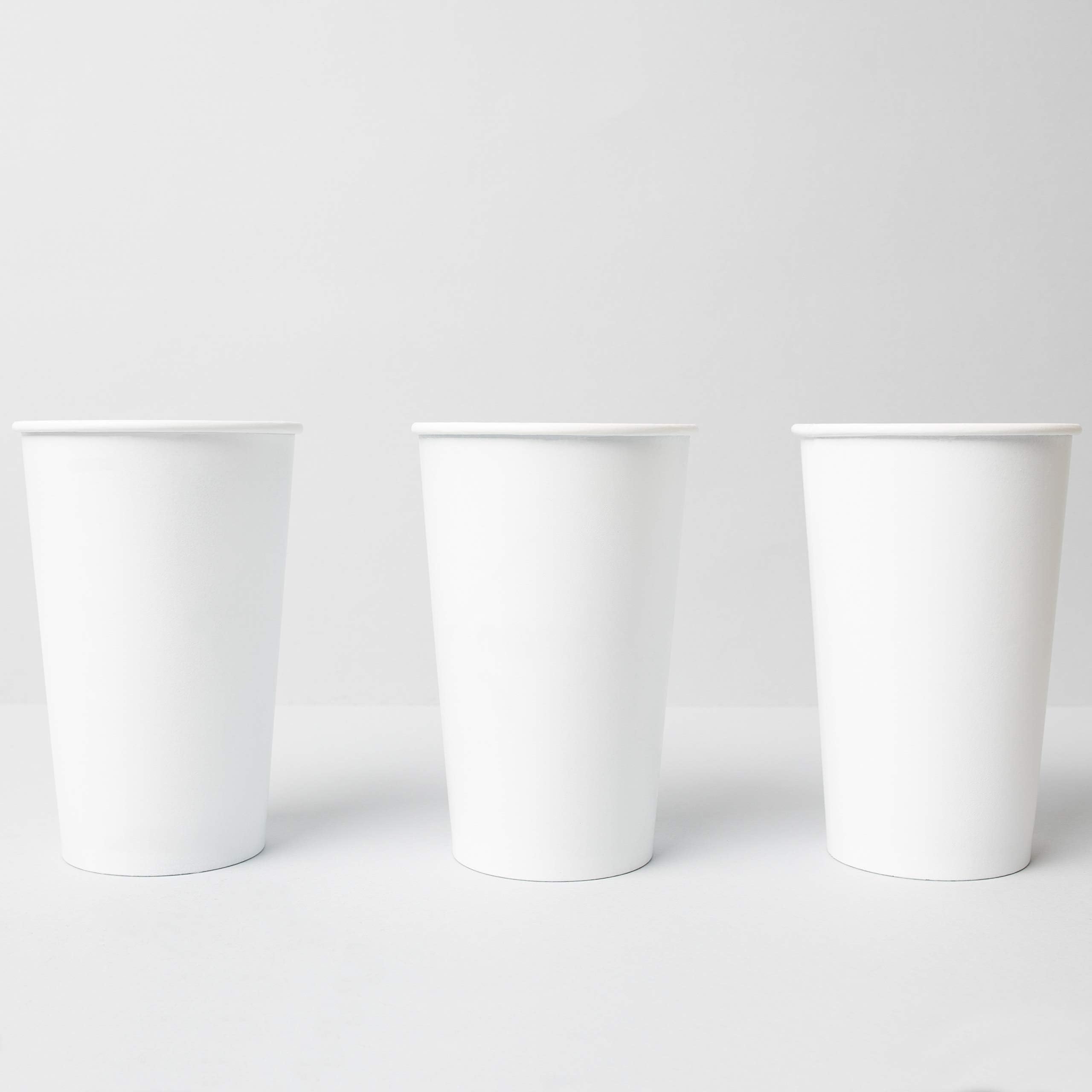 White Paper Cups Full Cases (16 oz)