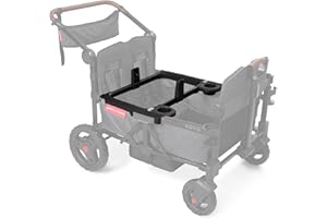 Radio Flyer Voya Baby Car Seat Adapter (Nuna, Cybex, Britax) for 4 Seater Baby Stroller Wagon, Toddler Car Seat Adapter (Nuna, Cybex, Britax) for Wagon Stroller, Newborn Essentials