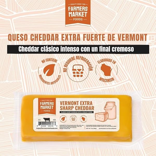 FARMERS MARKET, GLUTEN FREE, KETO, PALEO, LOW SODIUM, ZERO SUGAR, WISCONSIN CHEESE GIFT SETS, 3-PACK, EXTRA SHARP CHEDDAR