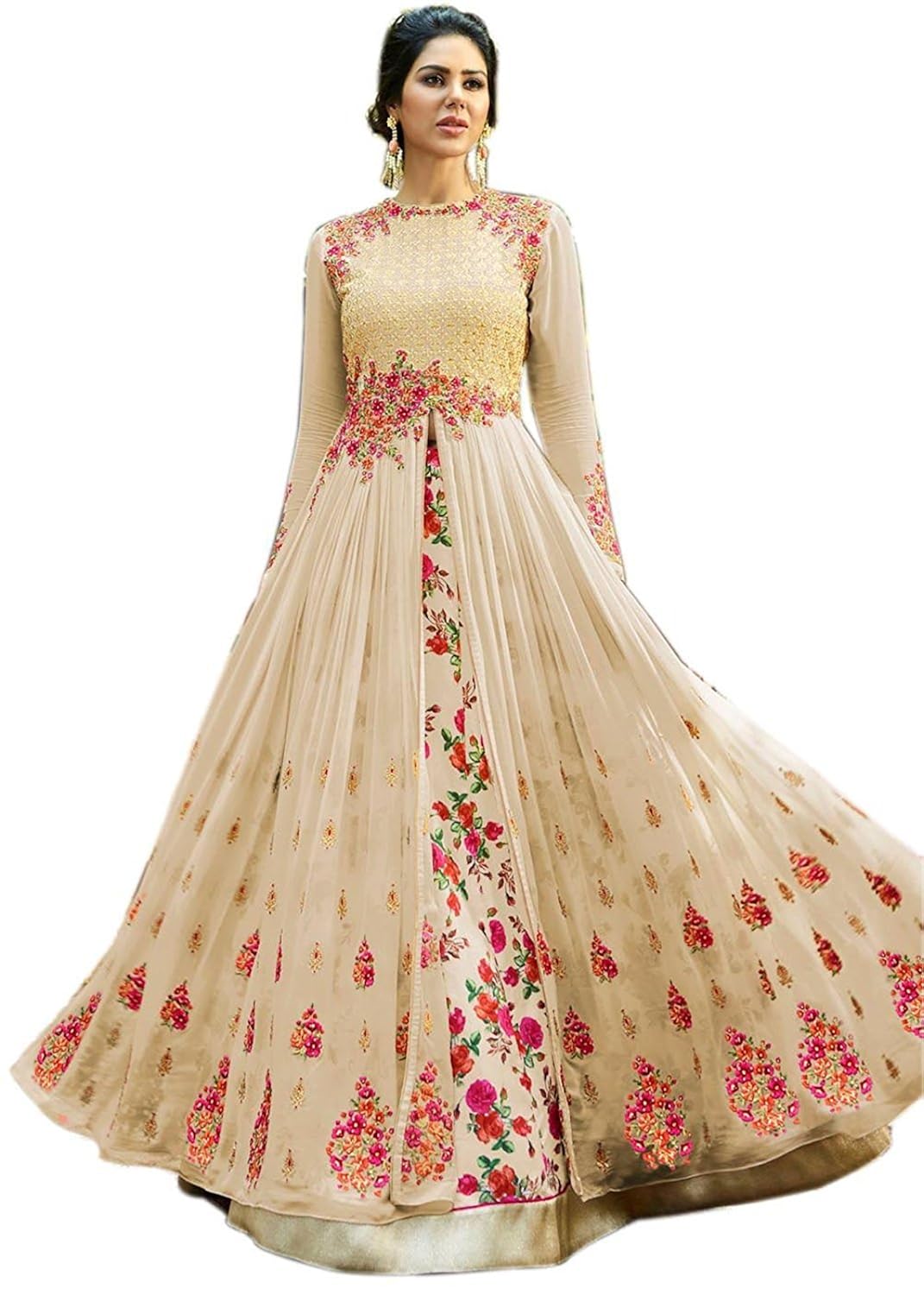 bridal4fashion women's party wear new special offer heavy bridal wedding gown and anarkali antic