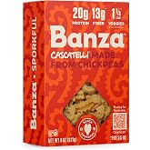 Banza Cascatelli Pasta from Chickpeas - Gluten Free, High Protein, and Lower Carb Protein Cascatelli Pasta Noodles - 8oz