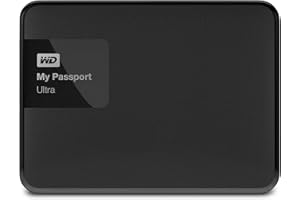 WD My Passport Ultra 2 TB Portable External Hard Drive, Black (WDBBKD0020BBK-NESN)