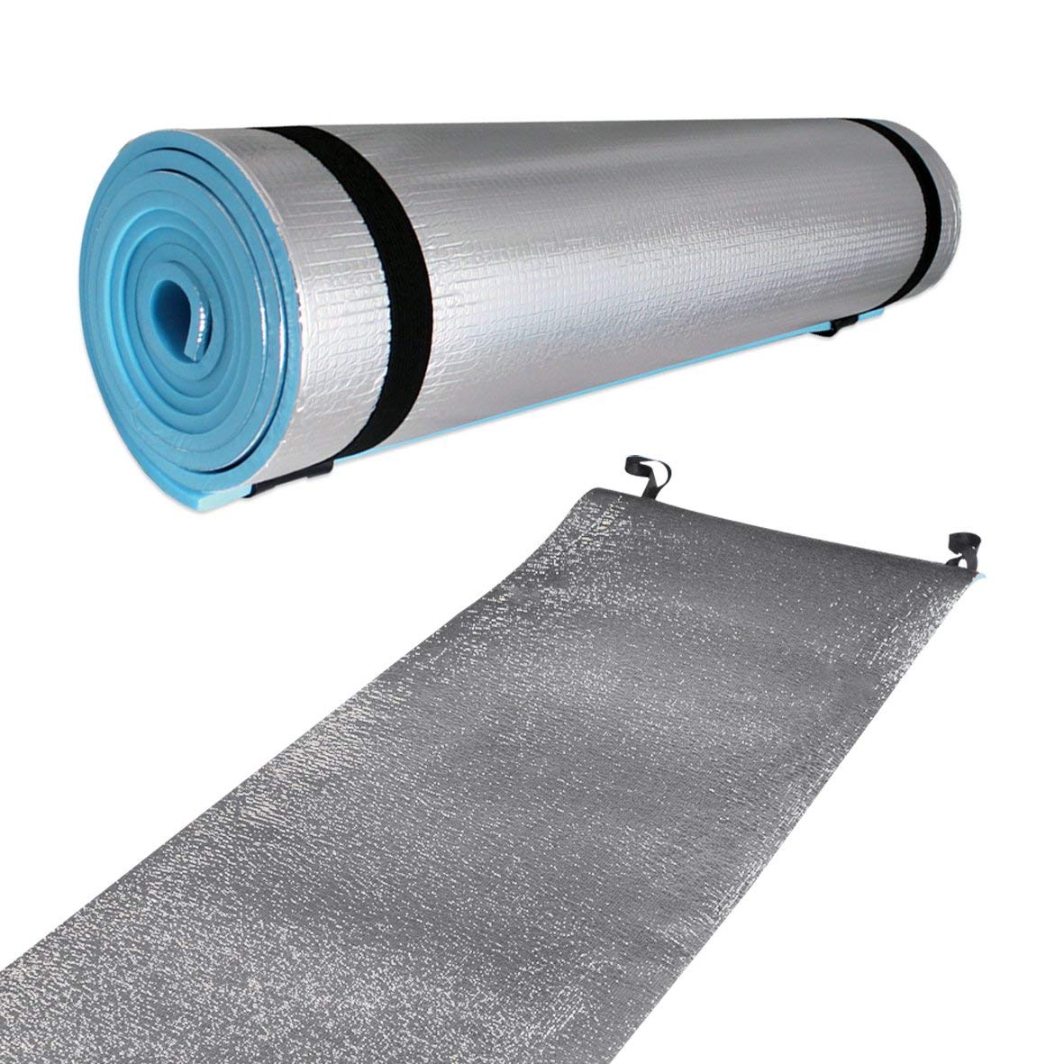 Milestone Camping 16610 Single EVA Camping Mattress/Insulated and Lightweight for Hiking, Festival, Outdoor Activities/Comfortable and Moisture Proof Ground Protection