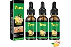 BRYANTURE 3Pcs Ginger Nail Serum, 2-in-1 Serum Repair Essence, Ginger Care Oil for Nails Strengthener Oil, Care Moisturizer