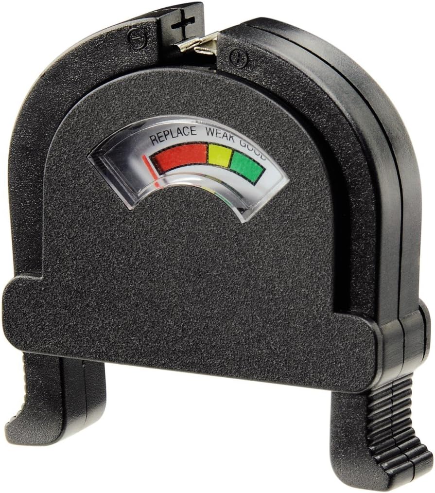 Hama 87099 Rechargeable Battery/Battery Tester, Black