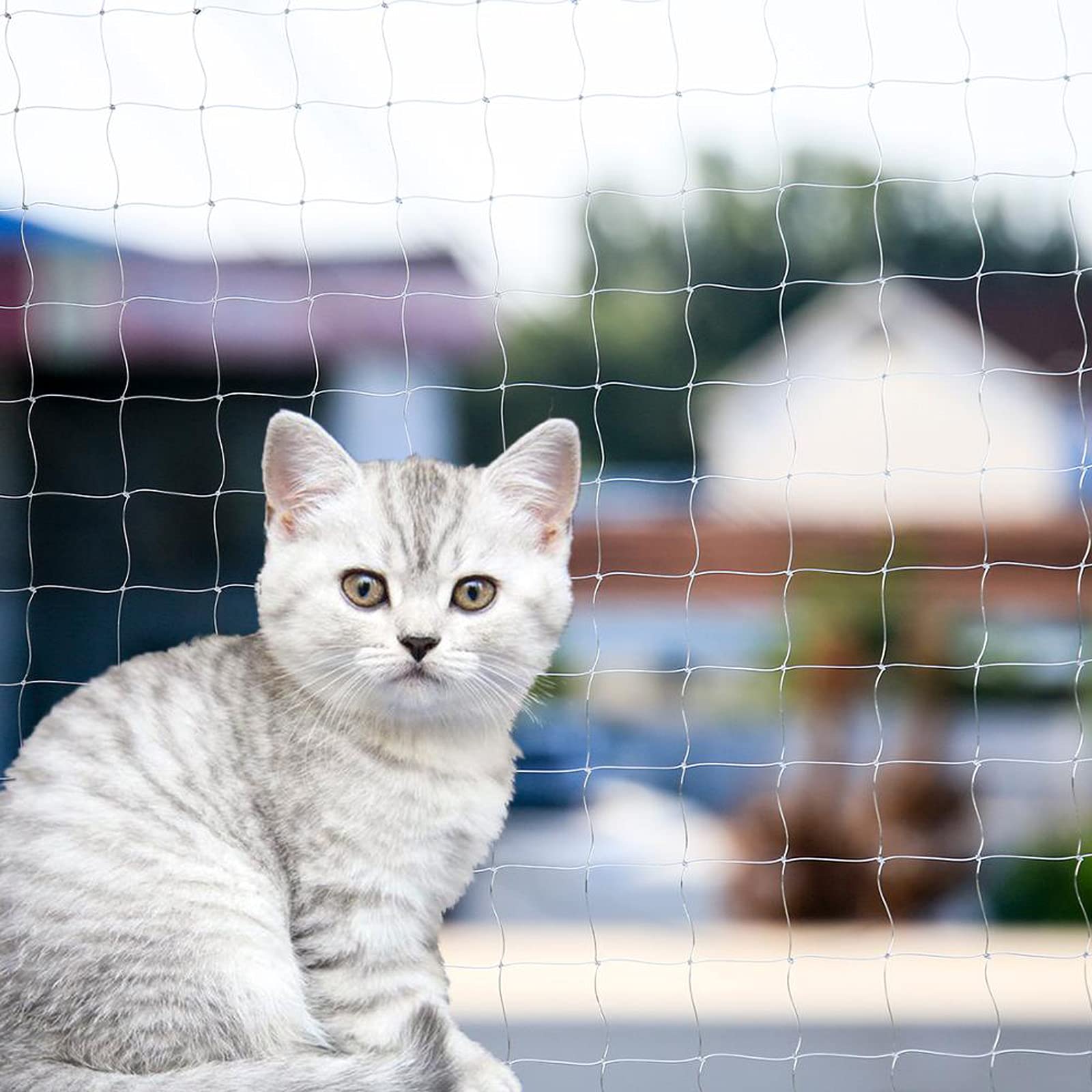 thumbnail image 2 of Catio Netting Cat Balcony Net Cat Anti-Fall Fence Net Dog Fence Nets Balcony Barrier For Dogs 2 of 11