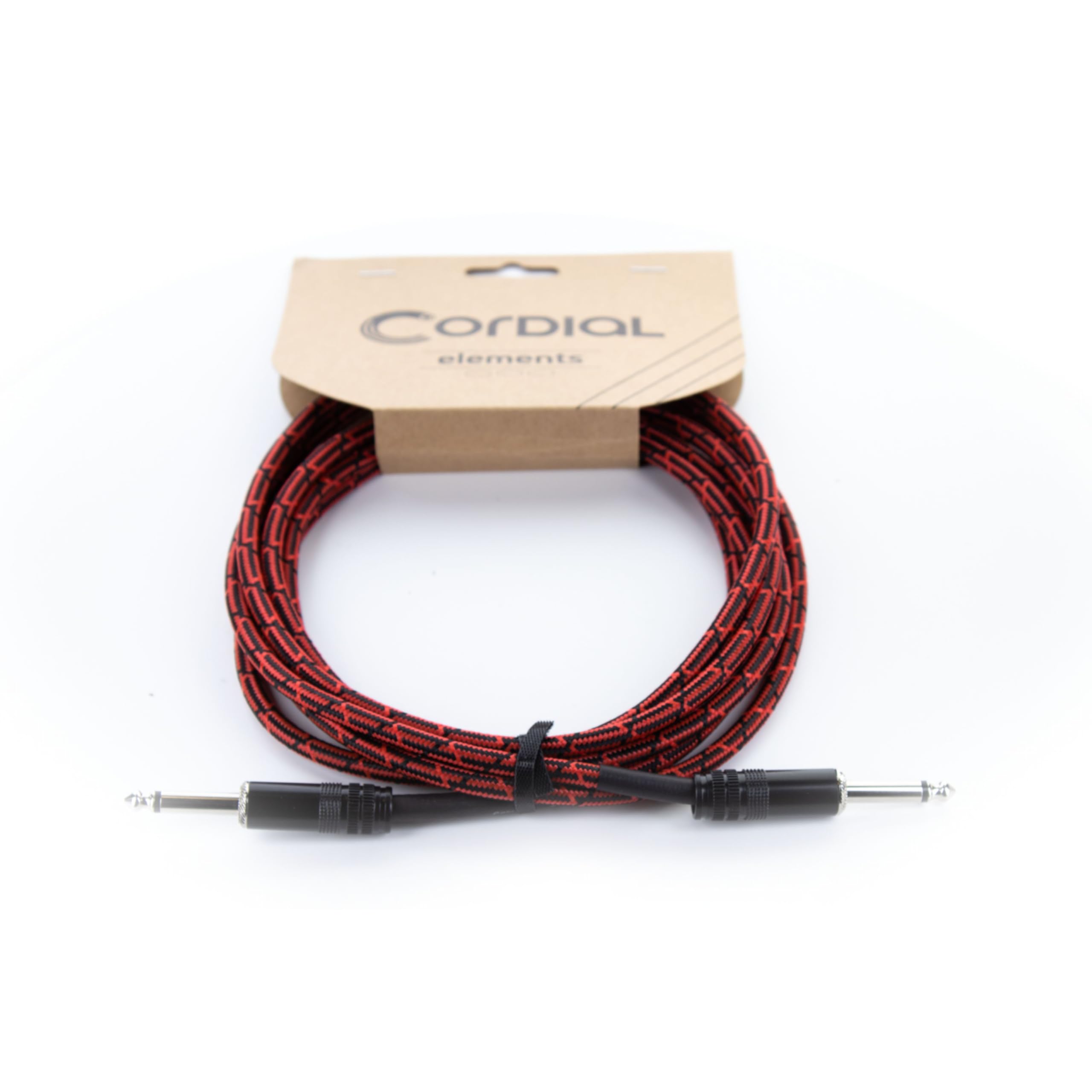 Guitar Cable Jack 5 m Red Tweed
