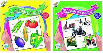 Ratnas Transport and Vegetable Puzzle (88 Pieces)