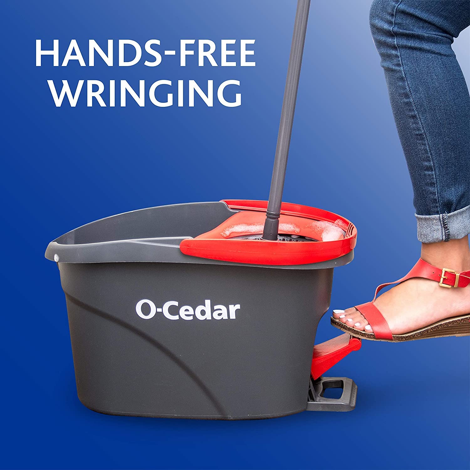 Mua OCedar System Easy Wring Spin Mop & Bucket with 3 Extra Refills trên Amazon Mỹ chính hãng