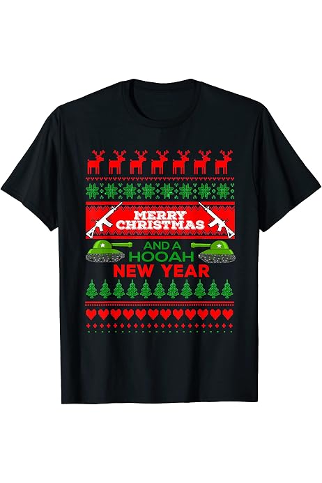 US Army Ugly Christmas Sweater Military 